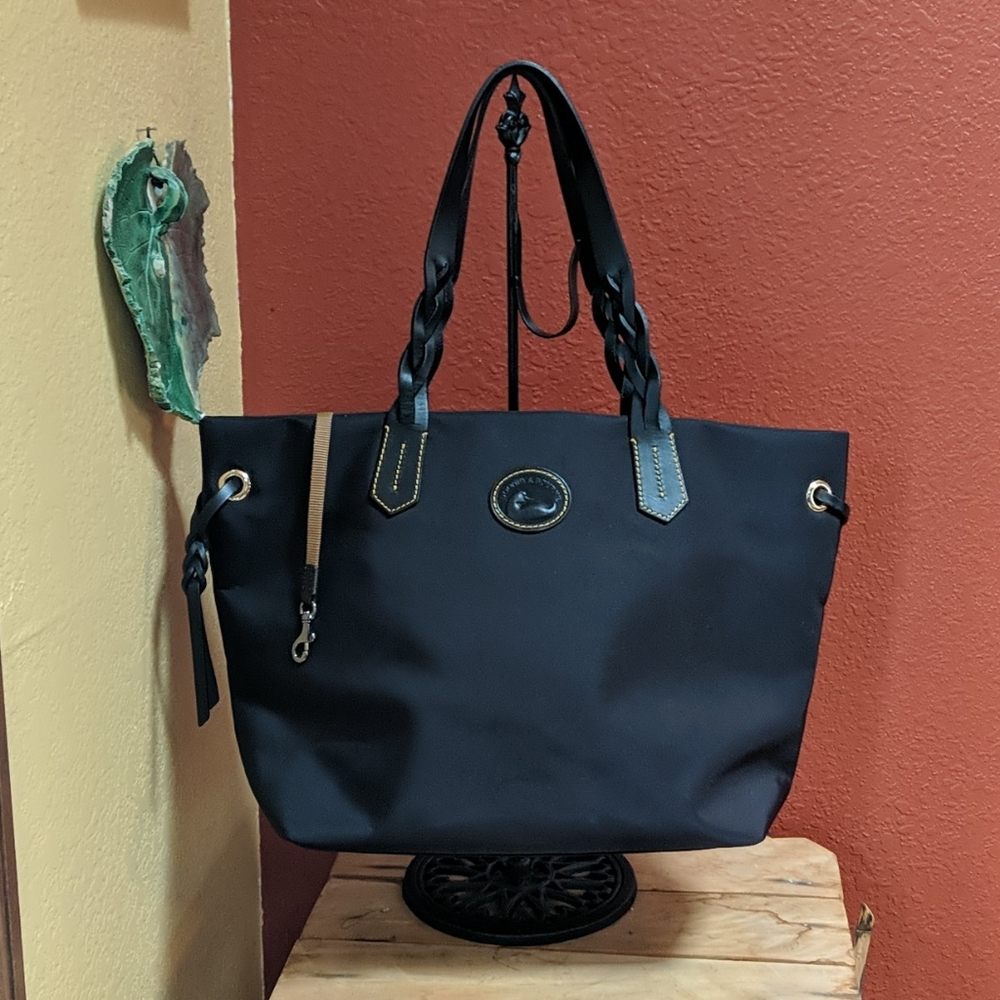 Dooney and Bourke Black Canvas Tote